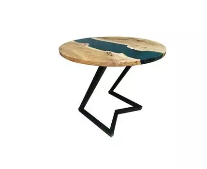 СТОЛ КРУГЛЫЙ БИРЮЗА (90-90)