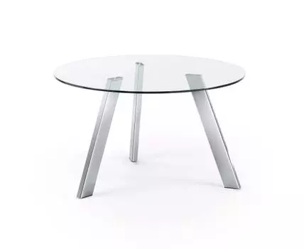 Стол круглый Columbia 130см ножки хром