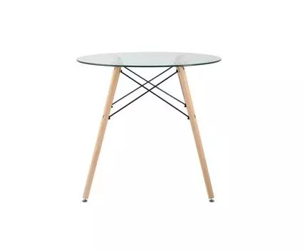 Стол круглый EAMES DSW (прозрачный)