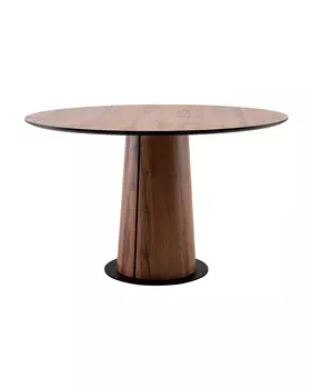 Стол круглый Пулон 120 см столешница HPL дуб вотан