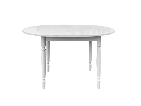 Стол круглый раздвижной Белый Глянец 891465