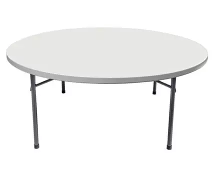 Стол круглый складной пластиковый Кейт 180