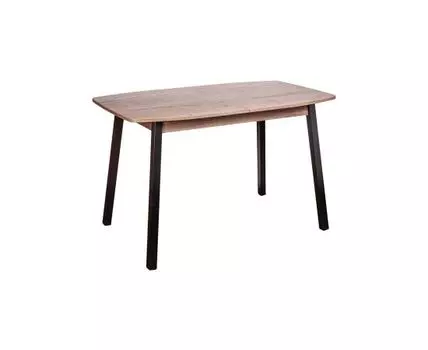 Стол ЛИОН (коричневый, черный, 70)