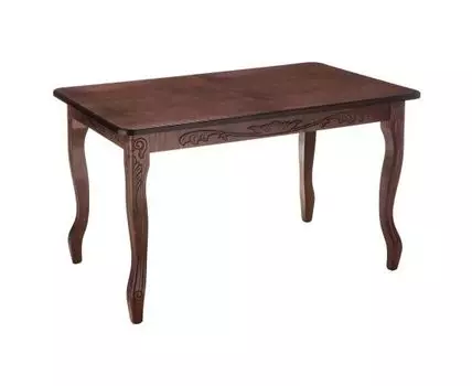 Стол Мауро орех (белый, орех, хром, 80)