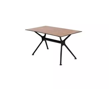 Стол MODUS 160 см HPL NOVECHENTO (натуральный, черный, 90)
