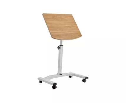 Стол на колёсах (бежевый, белый, 48)