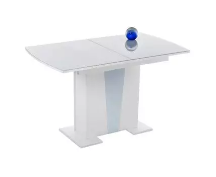 Стол на тумбе Джеймс белый (бежевый, белый, 80)