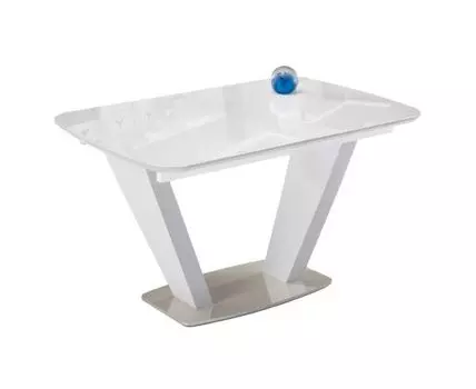 Стол на тумбе Петир белый (черный, бирюзовый, 80)