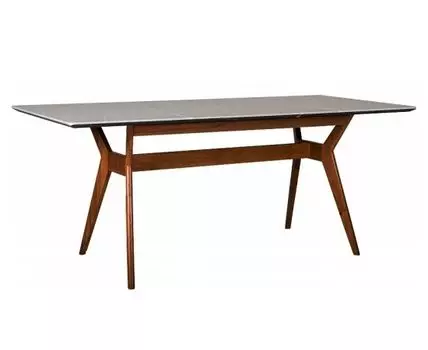 Стол Нарвик раскладной (светло-серый, натуральный, 120-160)