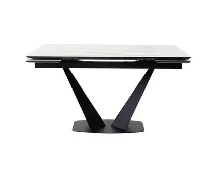 Стол Ниагара 140 (бежевый, черный, 80)