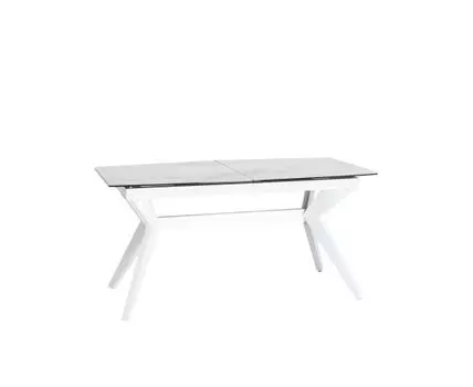 Стол обеденный Аркада раскладной 160-210*90 керамика светлая