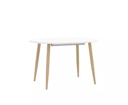 Стол обеденный Берген раскладной 120-180*80 белый