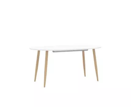 Стол обеденный Берген раскладной 160-190-220*90 белый