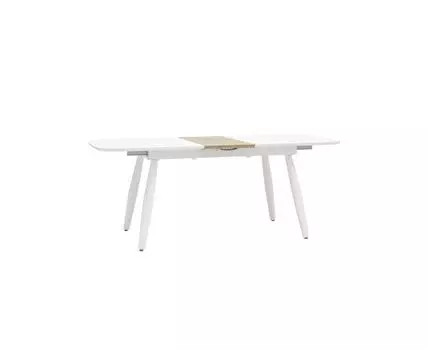 Стол обеденный Чикаго раскладной 160-200*90 белый