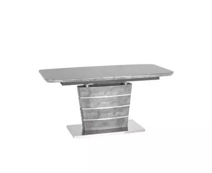 Стол обеденный Гамбург раскладной 160-200*90 серый