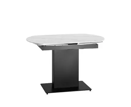 Стол обеденный Хлоя раскладной 120-180*90 керамика светлая