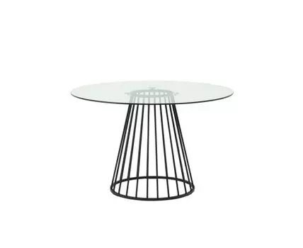 Стол обеденный Ливерпуль 120*120 стекло