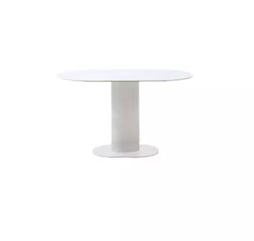 Стол обеденный Mystery 130х80 см белый керамика