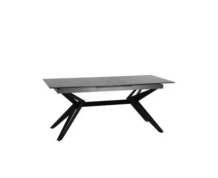 Стол обеденный Олимпия раскладной 180-230*90 керамика темная