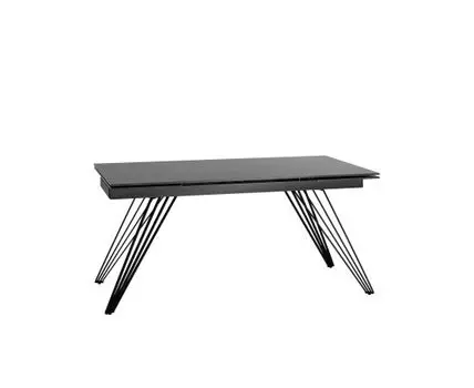 Стол обеденный Пандора раскладной 160-240*90 керамика темная