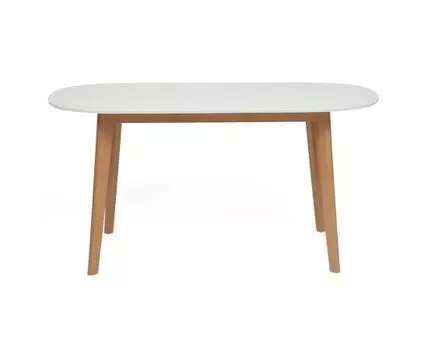 Стол обеденный раскладной BOSCO (Белый, 120 - 150)