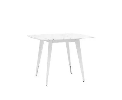 Стол обеденный Ричмонд 100*100 белый стеклянный