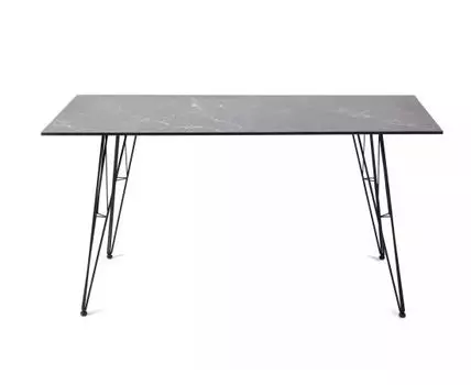 Стол обеденный Руссо (Черный, 80)