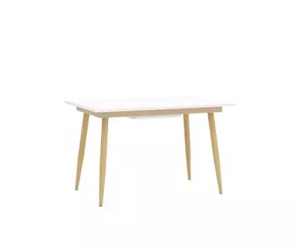 Стол обеденный Стокгольм раскладной 120-160*80 белый