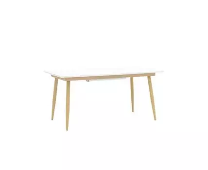 Стол обеденный Стокгольм раскладной 160-220*90 белый