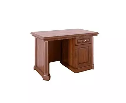 Стол письменный 1-тумбовый в цвете Терракот (Коричневый, 130)