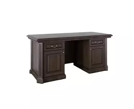 Стол письменный 2-тумбовый в цвете Орех (Орех, 164)