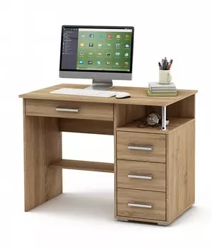 Стол письменный Амбер-3Я