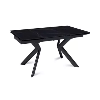 Стол раскладной Bridge (140+40+40), керамика матовая Black Gold