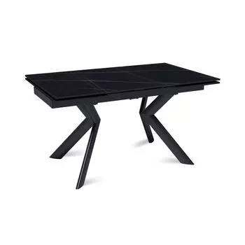 Стол раскладной Bridge (160+40+40), керамика матовая Black Gold
