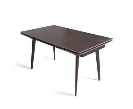 Стол раскладной Buren (140+30+30) керамика черный