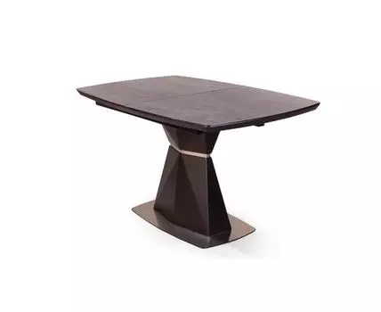 Стол раскладной Diamond (160+40) глазурованное стекло