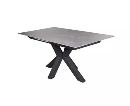 Стол раскладной Lincoln 160 (серый, черный, 90)