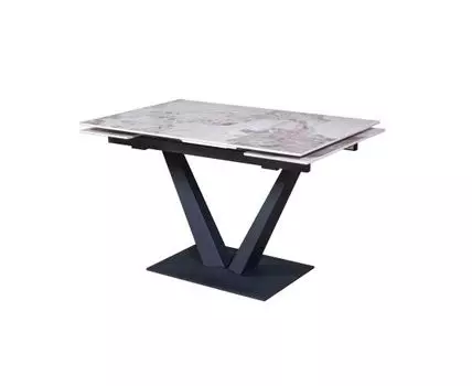 Стол раскладной Malibu (120+30+30), керамика глянцевая Pandora