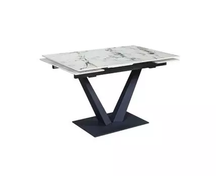 Стол раскладной Malibu (120+30+30), керамика глянцевая Ice Jade