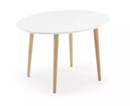 Стол раскладной Oakland белый овальный