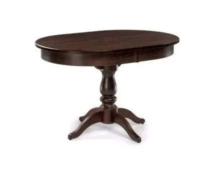 Стол Сайрус орех темный (Белый, 80)