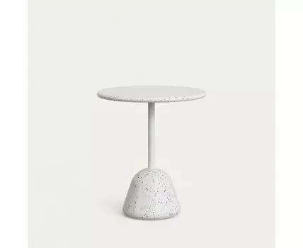 Стол Saura со столешницей из белой терраццо