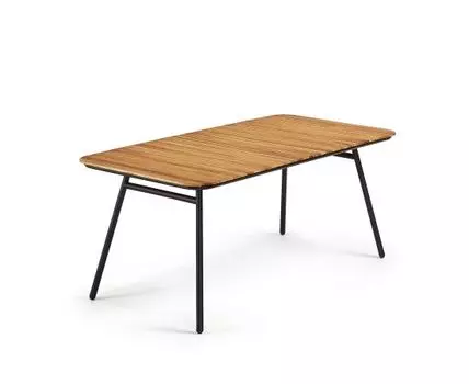 Стол Skod 180x90 черный акация