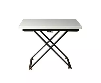 Стол трансформер Левмар Compact (белый, черный)