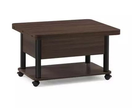 Стол-трансформер Виват темный венге / черный (Бежевый, 48,5)