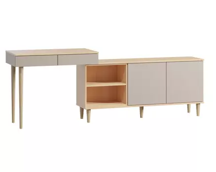 Стол-тумба Элвуд-1 Latte Plywood