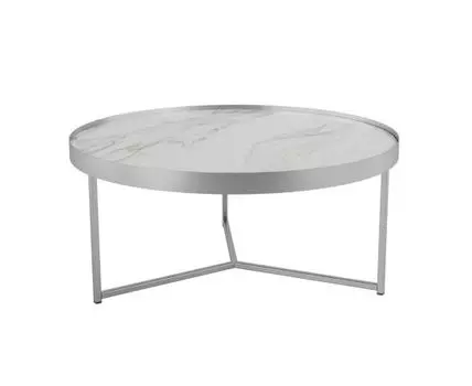 Стол журнальный Калифорния Ориндж Калакатта/Хром