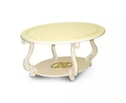 Стол журнальный Овация М слоновая кость