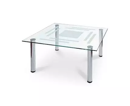 Стол журнальный Робер 8М металлик