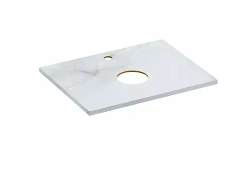 Столешница Cersanit STONE из керамогранита Aura 60x45x2 светло-серый сатиновый